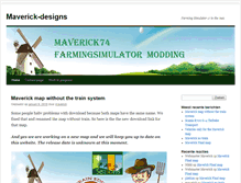 Tablet Screenshot of maverick-designs.com